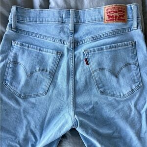 Levi's Sky Blue Straight Womens Jeans